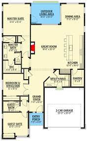40 Wide New American House Plan With