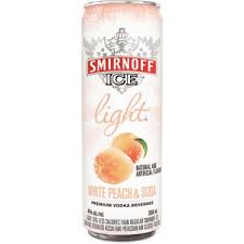 smirnoff ice light white peach and soda