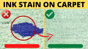 get ink out of carpet with vinegar