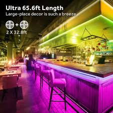 65 6ft Led Strip Lights Govee Ultra Long Color Changing Light Strip With Remote 600leds Bright Rgb Le In 2020 Color Changing Lights Led Strip Lighting Rgb Led Lights