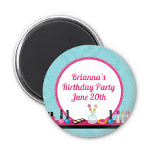 personalized birthday party magnet favors
