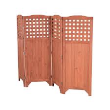 Wood Folding Patio And Garden Fence