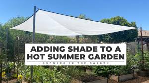 adding shade cloth to a hot summer