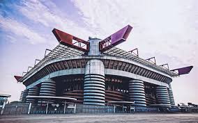 The stadium was built in a record time of 13 months, between august 1925 and september 1926. Download Wallpapers San Siro 4k Ac Milan Stadium Aerial View Soccer Football Stadium Milan Italy Ac Milan Italian Stadium For Desktop Free Pictures For Desktop Free