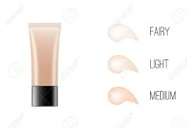 Bb Cream Foundation Concealer Packaging Mock Up With Skin Tone