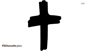 christian cross silhouette clip art