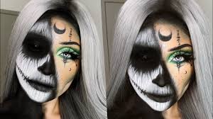 dead witch halloween makeup look you
