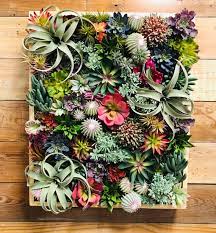 Faux Succulent Wall Art Succulent Wall