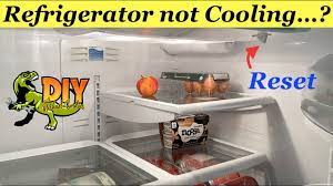 Whirlpool GE Refrigerator not cold/cooling - Reset mother board - YouTube