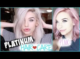 platinum hair care routine how to