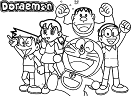 Tổng hợp 33+ mẫu tranh tô màu Doraemon dễ thương cho bé tập tô