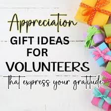 thank you gifts for volunteers