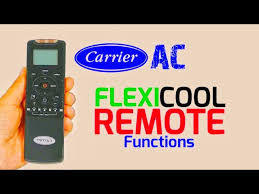 carrier ac remote functions