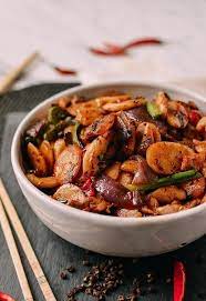 Chinese Spicy Rice Cakes gambar png