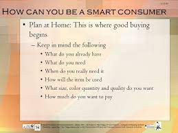 Financial basics — lesson 114. Are You A Smart Consumer Comparison Shopping Ppt Download