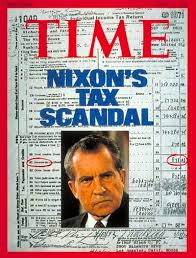 TIME Magazine Cover: Nixon's Tax Scandal - Apr. 15, 1974 - Richard Nixon -  U.S. Presidents - Scandals - Politics