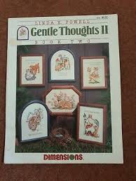 Gentle Thoughts Book 2 Cross Stitch Chart Book Dog Cat