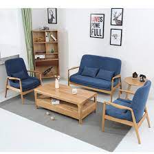 korean modern living room solid wood