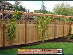 The wooden pallet can be one of the best recycled materials from which to build a diy garden fence. Fencing Ideas For Backyards Fences Gates Collection Youtube
