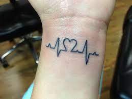 Rakkaus tatouage : signification et représentations variées | Heart monitor  tattoo, Small wrist tattoos, Trendy tattoos
