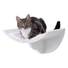 White Wall Mount Cat Bed 44582