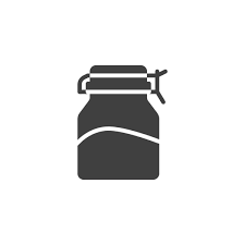 Spices Glass Jar Vector Icon Condiment
