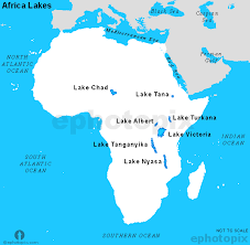Lake tanganyika is second largest of the lakes of easter africa. Africa Lakes Map Lake Map Of Africa Lake Map Africa Map Africa