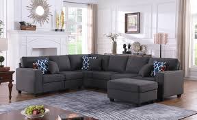 sectional sofa with ottoman