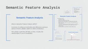 Semantic Feature Analysis By Travis Tucker On Prezi