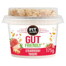 strawberry yogurt with toasted granola