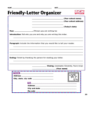 friendly letter forms and templates