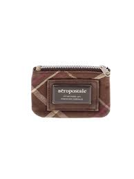 Details About Aeropostale Women Brown Card Holder One Size