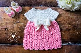 25 free crochet baby dress patterns