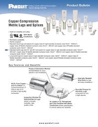 Copper Compression Metric Lugs Pccb13