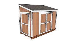 6x12 Lean To Shed Plans Diy Woodworking