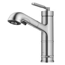 pull out single handle kitchen faucet