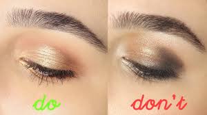 eyeshadow do s don ts aim in the game