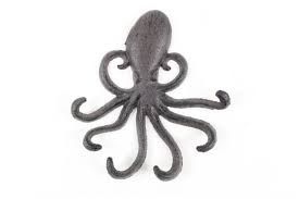 Decorative Octopus Hooks 7in