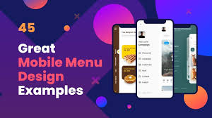 45 exles of great mobile menu design