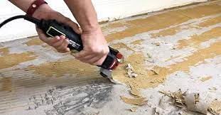 will a power washer remove carpet glue
