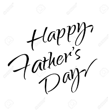 Happy Fathers Day Lettering Calligraphy Vector Happy Fathers