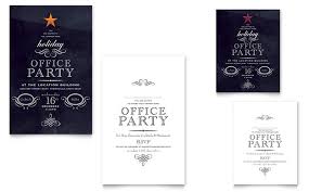 office holiday party note card template