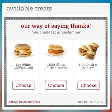 fil a offers free breakfast to