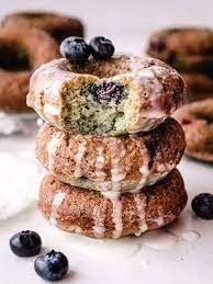 Blueberry Cake Donut gambar png