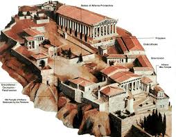 greek art acropolis layout and structure
