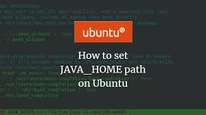 how to set java home path on ubuntu