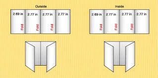 5 Fold Brochure Template 14 Standard Types Brochure Size In