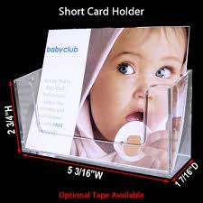 Small Plastic Card Holder Holds 5