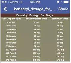 dogs benadryl dosage benadryl