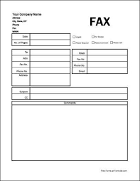Free Detailed Easy Write Company Fax Cover Sheet From Formville Fax